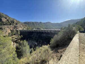 Reiseblog - Parque Natural de Los Calares - Staumauer Embalse de la Fuensanta