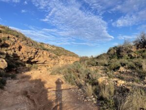 Reiseblog - Schlucht am Stellplatz Cartagena